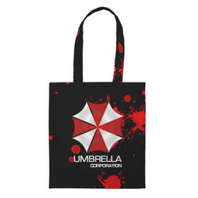 Шоппер 3D с принтом UMBRELLA CORP в Екатеринбурге, 100% полиэстер | Плотность: 200 г/м2; Размер: 34×35 см; Высота лямок: 30 см | biohazard | biohazard 7 | crocodile | fang | game | hand | monster | new umbrella | resident evil | resident evil 7 | umbrella | umbrella corp | umbrella corporation | zombie | обитель