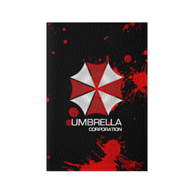 Обложка для паспорта матовая кожа с принтом UMBRELLA CORP в Екатеринбурге, натуральная матовая кожа | размер 19,3 х 13,7 см; прозрачные пластиковые крепления | biohazard | biohazard 7 | crocodile | fang | game | hand | monster | new umbrella | resident evil | resident evil 7 | umbrella | umbrella corp | umbrella corporation | zombie | обитель