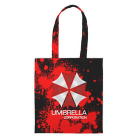 Шоппер 3D с принтом UMBRELLA CORP в Екатеринбурге, 100% полиэстер | Плотность: 200 г/м2; Размер: 34×35 см; Высота лямок: 30 см | biohazard | biohazard 7 | crocodile | fang | game | hand | monster | new umbrella | resident evil | resident evil 7 | umbrella | umbrella corp | umbrella corporation | zombie | обитель