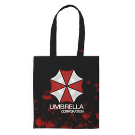 Шоппер 3D с принтом UMBRELLA CORP в Екатеринбурге, 100% полиэстер | Плотность: 200 г/м2; Размер: 34×35 см; Высота лямок: 30 см | biohazard | biohazard 7 | crocodile | fang | game | hand | monster | new umbrella | resident evil | resident evil 7 | umbrella | umbrella corp | umbrella corporation | zombie | обитель