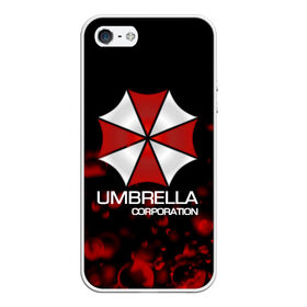 Чехол для iPhone 5/5S матовый с принтом UMBRELLA CORP в Екатеринбурге, Силикон | Область печати: задняя сторона чехла, без боковых панелей | biohazard | biohazard 7 | crocodile | fang | game | hand | monster | new umbrella | resident evil | resident evil 7 | umbrella | umbrella corp | umbrella corporation | zombie | обитель