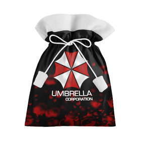 Подарочный 3D мешок с принтом UMBRELLA CORP в Екатеринбурге, 100% полиэстер | Размер: 29*39 см | Тематика изображения на принте: biohazard | biohazard 7 | crocodile | fang | game | hand | monster | new umbrella | resident evil | resident evil 7 | umbrella | umbrella corp | umbrella corporation | zombie | обитель