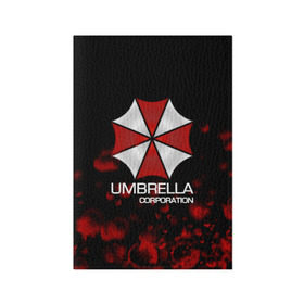 Обложка для паспорта матовая кожа с принтом UMBRELLA CORP в Екатеринбурге, натуральная матовая кожа | размер 19,3 х 13,7 см; прозрачные пластиковые крепления | biohazard | biohazard 7 | crocodile | fang | game | hand | monster | new umbrella | resident evil | resident evil 7 | umbrella | umbrella corp | umbrella corporation | zombie | обитель