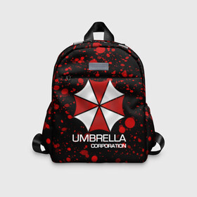 Детский рюкзак 3D с принтом UMBRELLA CORP в Екатеринбурге, 100% полиэстер | лямки с регулируемой длиной, сверху петелька, чтобы рюкзак можно было повесить на вешалку. Основное отделение закрывается на молнию, как и внешний карман. Внутри дополнительный карман. По бокам два дополнительных кармашка | biohazard | biohazard 7 | crocodile | fang | game | hand | monster | new umbrella | resident evil | resident evil 7 | umbrella | umbrella corp | umbrella corporation | zombie | обитель