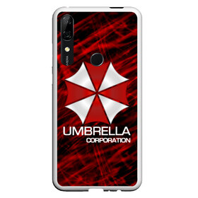 Чехол для Honor P Smart Z с принтом UMBRELLA CORP в Екатеринбурге, Силикон | Область печати: задняя сторона чехла, без боковых панелей | biohazard | biohazard 7 | crocodile | fang | game | hand | monster | new umbrella | resident evil | resident evil 7 | umbrella | umbrella corp | umbrella corporation | zombie | обитель