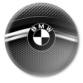 Значок с принтом BMW в Екатеринбурге,  металл | круглая форма, металлическая застежка в виде булавки | amg | auto | bmw | honda | jdm | mercedes | nissan | porsche | racing | sport | toyota | автомобил | автомобильные | киа | лексус | марка | машины | митсубиси | ниссан | порше | спорт | субару | тесла | тойота | хонда