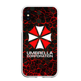 Чехол для iPhone XS Max матовый с принтом UMBRELLA CORPORATION в Екатеринбурге, Силикон | Область печати: задняя сторона чехла, без боковых панелей | corp | corporation | resident evil | umbrella | umbrella corporation | зомби апокалипсис | зонт | игра