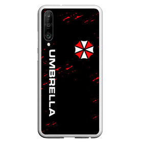 Чехол для Honor P30 с принтом UMBRELLA CORPORATION в Екатеринбурге, Силикон | Область печати: задняя сторона чехла, без боковых панелей | corp | corporation | resident evil | umbrella | umbrella corporation | зомби апокалипсис | зонт | игра