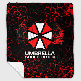 Плед с рукавами с принтом UMBRELLA CORPORATION в Екатеринбурге, 100% полиэстер | Закругленные углы, все края обработаны. Ткань не мнется и не растягивается. Размер 170*145 | corp | corporation | resident evil | umbrella | umbrella corporation | зомби апокалипсис | зонт | игра