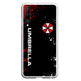 Чехол для Honor P30 с принтом UMBRELLA CORPORATION в Екатеринбурге, Силикон | Область печати: задняя сторона чехла, без боковых панелей | corp | corporation | resident evil | umbrella | umbrella corporation | зомби апокалипсис | зонт | игра