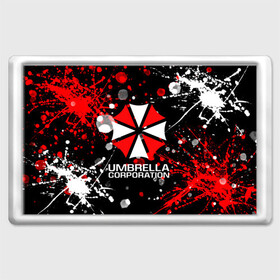 Магнит 45*70 с принтом UMBRELLA CORPORATION. в Екатеринбурге, Пластик | Размер: 78*52 мм; Размер печати: 70*45 | corp | corporation | resident evil | umbrella | umbrella corporation | зомби апокалипсис | зонт | игра