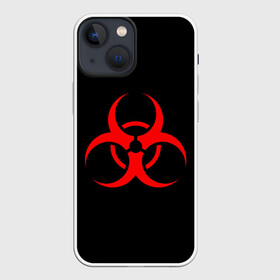 Чехол для iPhone 13 mini с принтом Plague inc в Екатеринбурге,  |  | game | ncov2019 | plague inc | warning | вирус | знак | игра | китай | коронавирус | опасность | символ