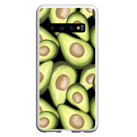 Чехол для Samsung Galaxy S10 с принтом Avocado background в Екатеринбурге, Силикон | Область печати: задняя сторона чехла, без боковых панелей | food | green | vegan | vegetarian | веган | вегетарианец | диета | здоровое питание | здоровый | здоровый образ жизни | зеленый | зож | кружка | майка | натуральный | овощи | платье | плед | подушка | полезный