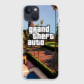 Чехол для iPhone 13 с принтом Grand Theft Auto в Екатеринбурге,  |  | grand theft auto 2 | grand theft auto 3 | grand theft auto v | grand theft auto: san andreas | grand theft auto: vice city | gta 1 | gta 2 | gta 3 | gta 4 | gta 5 | gta online | gta v | город | игры