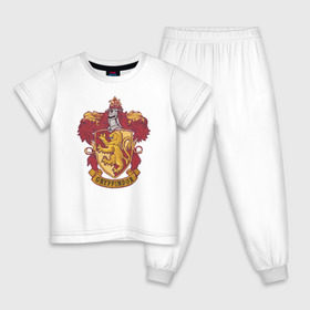Детская пижама хлопок с принтом Coat of gryffindor в Екатеринбурге, 100% хлопок |  брюки и футболка прямого кроя, без карманов, на брюках мягкая резинка на поясе и по низу штанин
 | vdgerir | гарри поттер | гриффиндор | дамблдор | добби | слизерин | хогвартс