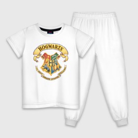 Детская пижама хлопок с принтом Coat of Hogwarts в Екатеринбурге, 100% хлопок |  брюки и футболка прямого кроя, без карманов, на брюках мягкая резинка на поясе и по низу штанин
 | vdgerir | гарри поттер | гриффиндор | дамблдор | добби | слизерин | хогвартс
