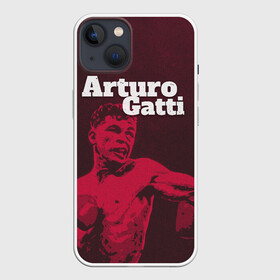 Чехол для iPhone 13 с принтом Arturo Gatti в Екатеринбурге,  |  | Тематика изображения на принте: arturo gatti | arturo thunder gatti | gatti | thunder | артуро гатти | гатти