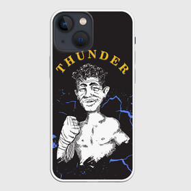 Чехол для iPhone 13 mini с принтом Thunder в Екатеринбурге,  |  | Тематика изображения на принте: arturo gatti | arturo thunder gatti | gatti | thunder | артуро гатти | гатти