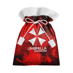 Подарочный 3D мешок с принтом UMBRELLA CORP в Екатеринбурге, 100% полиэстер | Размер: 29*39 см | Тематика изображения на принте: biohazard | biohazard 7 | crocodile | fang | game | hand | monster | new umbrella | resident evil | resident evil 7 | umbrella | umbrella corp | umbrella corporation | zombie | обитель