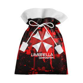 Подарочный 3D мешок с принтом UMBRELLA CORP в Екатеринбурге, 100% полиэстер | Размер: 29*39 см | Тематика изображения на принте: biohazard | biohazard 7 | crocodile | fang | game | hand | monster | new umbrella | resident evil | resident evil 7 | umbrella | umbrella corp | umbrella corporation | zombie | обитель