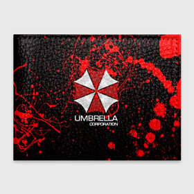 Обложка для студенческого билета с принтом UMBRELLA CORP в Екатеринбурге, натуральная кожа | Размер: 11*8 см; Печать на всей внешней стороне | Тематика изображения на принте: biohazard | biohazard 7 | crocodile | fang | game | hand | monster | new umbrella | resident evil | resident evil 7 | umbrella | umbrella corp | umbrella corporation | zombie | обитель