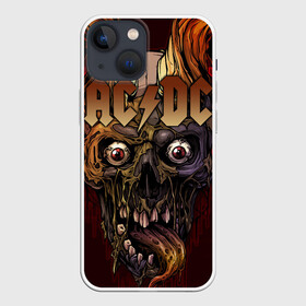 Чехол для iPhone 13 mini с принтом AC DC в Екатеринбурге,  |  | ac dc | acdc | back in black | columbia | epic | force | guitar | pop | rock | vevo | ангус | блюз | рок | хард | янг