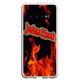 Чехол для Samsung Galaxy S10 с принтом JUDAS PRIEST в Екатеринбурге, Силикон | Область печати: задняя сторона чехла, без боковых панелей | firepower | judas priest | бог металла | джудас прист | иуда прист | музыка | роб хэлфорд | рок | рок н ролл | хэви метал