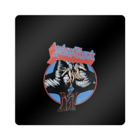 Магнит виниловый Квадрат с принтом Judas Priest в Екатеринбурге, полимерный материал с магнитным слоем | размер 9*9 см, закругленные углы | Тематика изображения на принте: album | judas priest | metal | music | rock | джудас прист | метал | рок