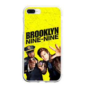 Чехол для iPhone 7Plus/8 Plus матовый с принтом Brooklyn Nine-Nine в Екатеринбурге, Силикон | Область печати: задняя сторона чехла, без боковых панелей | Тематика изображения на принте: 7 сезон | 99 участок | brooklyn nine nine | бруклин | бруклин 9 9 | комедия