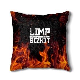 Подушка 3D с принтом LIMP BIZKIT в Екатеринбурге, наволочка – 100% полиэстер, наполнитель – холлофайбер (легкий наполнитель, не вызывает аллергию). | состоит из подушки и наволочки. Наволочка на молнии, легко снимается для стирки | dj lethal | limp bizkit | rock | джон отто | лимп бизкит | майк смит | музыка | роб уотерс | рок | сэм риверс | терри бальзамо | уэс борланд | фред дёрст