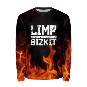 Мужской лонгслив 3D с принтом LIMP BIZKIT в Екатеринбурге, 100% полиэстер | длинные рукава, круглый вырез горловины, полуприлегающий силуэт | Тематика изображения на принте: dj lethal | limp bizkit | rock | джон отто | лимп бизкит | майк смит | музыка | роб уотерс | рок | сэм риверс | терри бальзамо | уэс борланд | фред дёрст