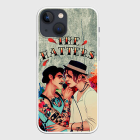 Чехол для iPhone 13 mini с принтом THE HATTERS в Екатеринбурге,  |  | Тематика изображения на принте: hatters | music | rock | музыка | рок