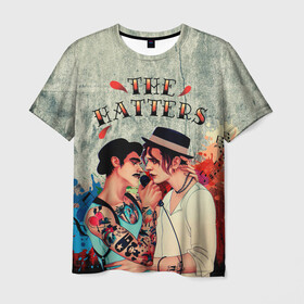 Мужская футболка 3D с принтом THE HATTERS в Екатеринбурге, 100% полиэфир | прямой крой, круглый вырез горловины, длина до линии бедер | hatters | music | rock | музыка | рок