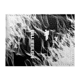 Обложка для студенческого билета с принтом BILLIE EILISH в Екатеринбурге, натуральная кожа | Размер: 11*8 см; Печать на всей внешней стороне | Тематика изображения на принте: be | billie | billie eilish | blohsh | ghoul | билли | билли айлиш