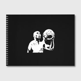 Альбом для рисования с принтом Kobe Bryant 24 в Екатеринбурге, 100% бумага
 | матовая бумага, плотность 200 мг. | 24 | basketball | bryant | kobe | lakers | nba