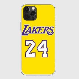 Чехол для iPhone 12 Pro с принтом Kobe Bryant 24 в Екатеринбурге, силикон | область печати: задняя сторона чехла, без боковых панелей | 24 | basketball | kobe bryant | lakers | nba