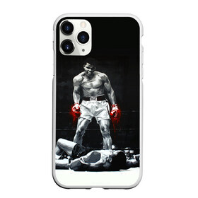 Чехол для iPhone 11 Pro Max матовый с принтом Muhammad Ali в Екатеринбурге, Силикон |  | ali | muhammad ali | the greatest | али | бокс | мухамед али | мухаммед али