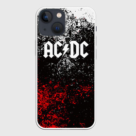 Чехол для iPhone 13 mini с принтом AC DC | АС ДС (Z) в Екатеринбурге,  |  | ac dc | acdc | ангус янг | ас дс | асдс | бон скотт | брайан джонсон | дэйв эванс | клифф уильямс | крис слейд | малькольм янг | стиви янг | фил радд | эксл роуз