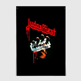 Постер с принтом Judas Priest в Екатеринбурге, 100% бумага
 | бумага, плотность 150 мг. Матовая, но за счет высокого коэффициента гладкости имеет небольшой блеск и дает на свету блики, но в отличии от глянцевой бумаги не покрыта лаком | judas | priest | грув метал | группа | рок | хард рок | хеви метал
