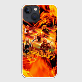 Чехол для iPhone 13 mini с принтом Judas Priest в Екатеринбурге,  |  | judas | priest | грув метал | группа | рок | хард рок | хеви метал