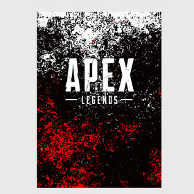 Скетчбук с принтом APEX LEGENDS в Екатеринбурге, 100% бумага
 | 48 листов, плотность листов — 100 г/м2, плотность картонной обложки — 250 г/м2. Листы скреплены сверху удобной пружинной спиралью | apex | apex legends | battle | battle royal | bloodhound | titanfall | wraith | апекс | апекс легендс | батл рояль | битва | война | каустик | королевская битва