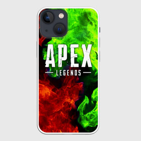 Чехол для iPhone 13 mini с принтом APEX LEGENDS в Екатеринбурге,  |  | apex | apex legends | battle | battle royal | bloodhound | titanfall | wraith | апекс | апекс легендс | батл рояль | битва | война | каустик | королевская битва