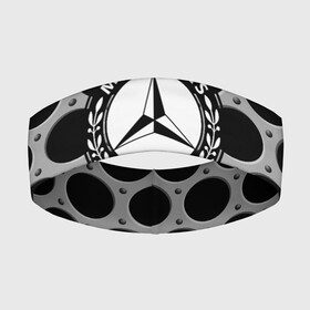 Повязка на голову 3D с принтом MERCEDES BENZ в Екатеринбурге,  |  | amg | auto | bmw | honda | jdm | mercedes | nissan | porsche | racing | sport | toyota | автомобил | автомобильные | киа | лексус | марка | машины | митсубиси | ниссан | порше | спорт | субару | тесла | тойота | хонда