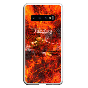 Чехол для Samsung Galaxy S10 с принтом Judas Priest в Екатеринбурге, Силикон | Область печати: задняя сторона чехла, без боковых панелей | judas | priest | грув метал | группа | рок | хард рок | хеви метал