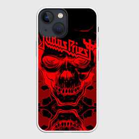 Чехол для iPhone 13 mini с принтом Judas Priest в Екатеринбурге,  |  | breaking the law | judas priest | live | painkiller | гленн типтон | грув | метал | роб хэлфорд | рок | тим оуэнс | хард | хеви