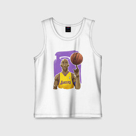 Детская майка хлопок с принтом Kobe Bryant в Екатеринбурге,  |  | basketball | black | bryant | game | james | kobe | kobebryant | lakers | lebron | los angeles | mamba | nba | rip | slam dunk | баскетбол | баскетболист | брайант | браянт | джеймс | игрок | коби | леброн | лейкерс | лос анджеле