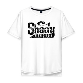 Мужская футболка хлопок Oversize с принтом Eminem Slim Shady в Екатеринбурге, 100% хлопок | свободный крой, круглый ворот, “спинка” длиннее передней части | beat | eminem | hip hop | hiphop | marshall | mm | music | nigga | radio | rap | record | records | shady | slim | underground | запись | звук | музыка | радио | рекорд | рекордс | рэп | слим | талант | хип хоп | хипхоп | эминем