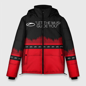 Мужская зимняя куртка 3D с принтом ASOT Let The Music Guide You в Екатеринбурге, верх — 100% полиэстер; подкладка — 100% полиэстер; утеплитель — 100% полиэстер | длина ниже бедра, свободный силуэт Оверсайз. Есть воротник-стойка, отстегивающийся капюшон и ветрозащитная планка. 

Боковые карманы с листочкой на кнопках и внутренний карман на молнии. | a state of trance | a state of trance 950 | armin | armin van buuren | asot | asot 950 | let the music guide you | van buuren | армин | армин ван бюрен | ван бюрен