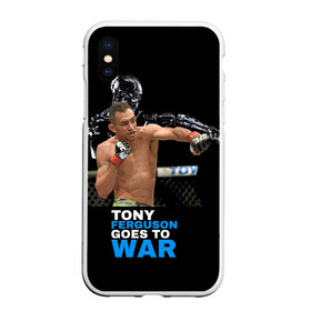 Чехол для iPhone XS Max матовый с принтом Tony Ferguson в Екатеринбурге, Силикон | Область печати: задняя сторона чехла, без боковых панелей | ferguson | tony | американский | без | боец | правил | смешанного | стиля | тони | фергюсон