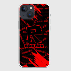 Чехол для iPhone 13 mini с принтом Roblox. в Екатеринбурге,  |  | game | roblox | блок | игра | игрушка | лего | майнкрафт | персонажи | персонажи из кубиков | роблокс | робот